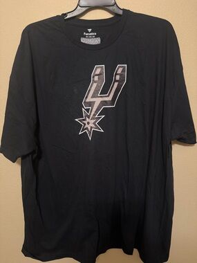 San Antonio Spurs Victor Wembanyama #1 Fanatics Tee 4XL Black NBA Shirt